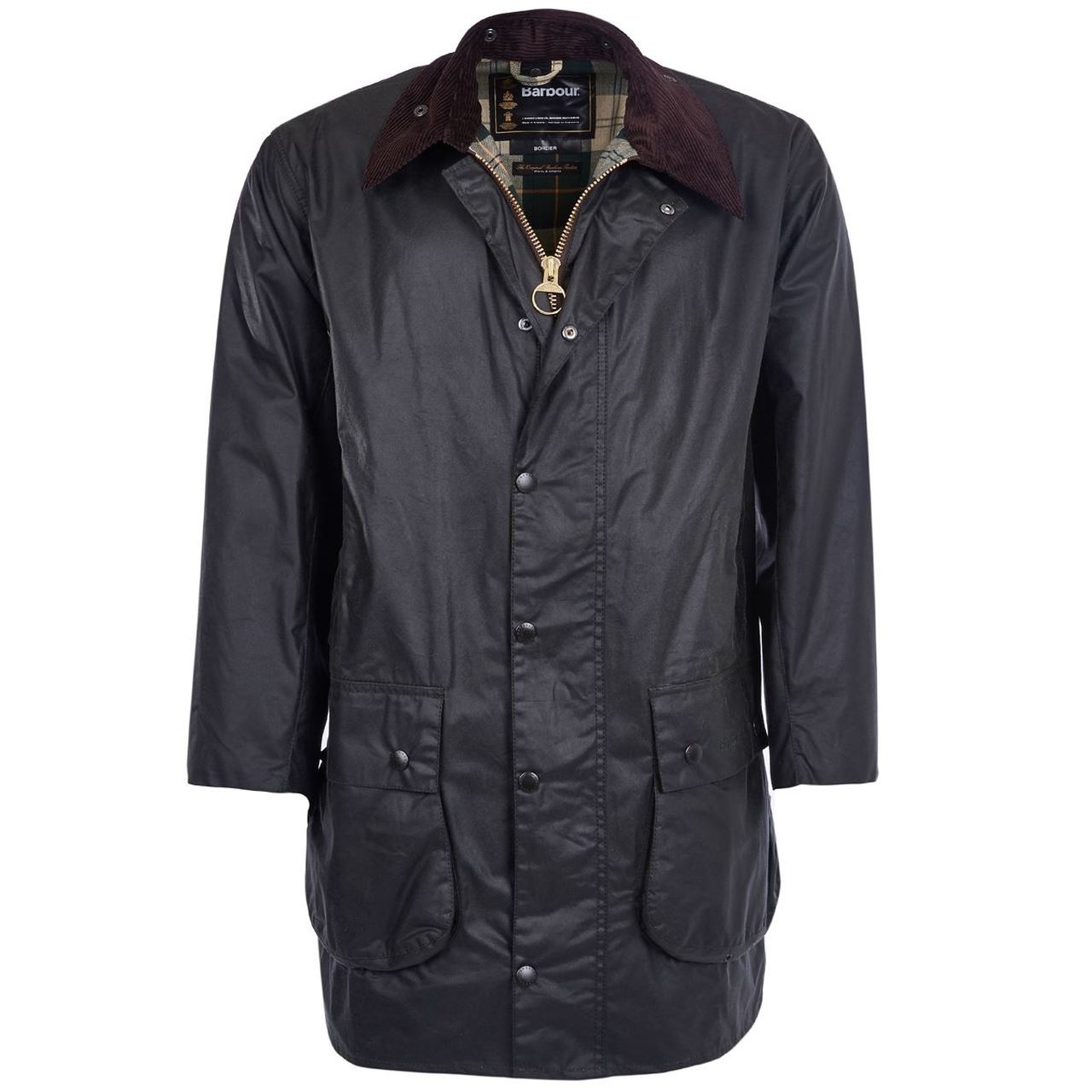Mens Barbour Border Wax Jacket