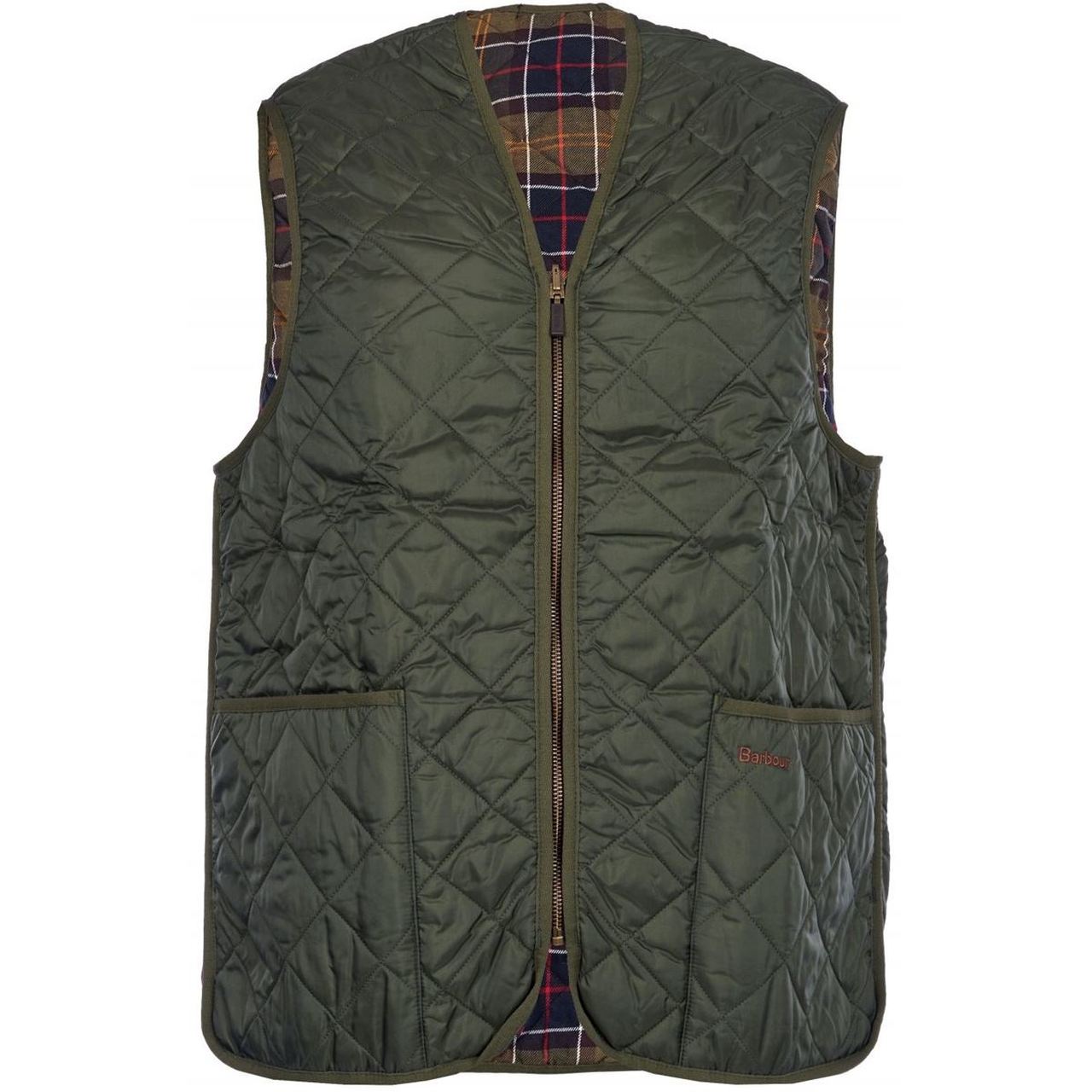 Mens Barbour Quilted Waistcoat Zip-In Liner