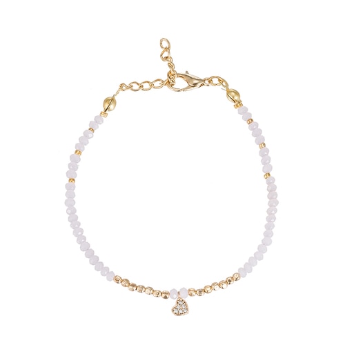 Ladies Love Gold Plated Bracelet