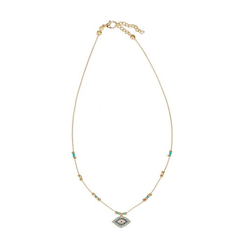 Ladies Evil Eye Goldplated Necklaces