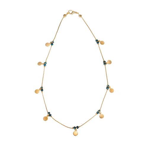 Ladies Flake Gold Plated Necklaces