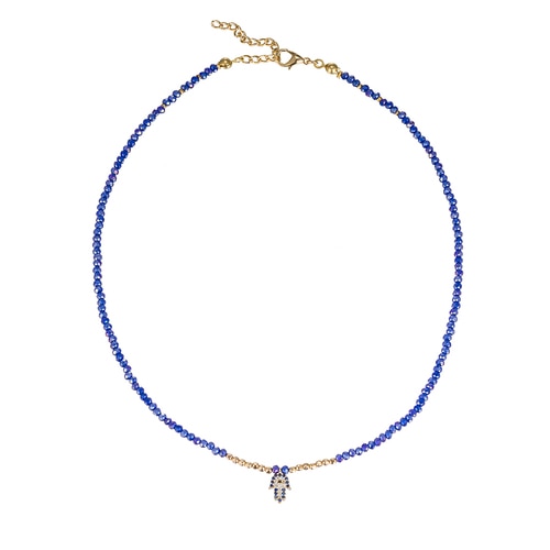 Ladies Fatima Hand Gold Plated Necklaces