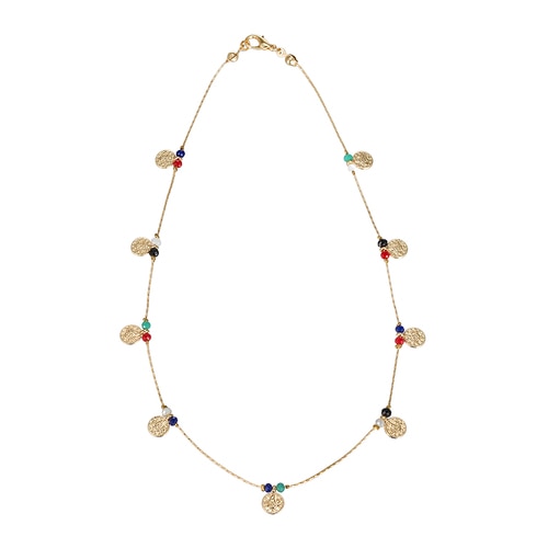 Ladies Ottoman Coin Gold Plated Necklaces