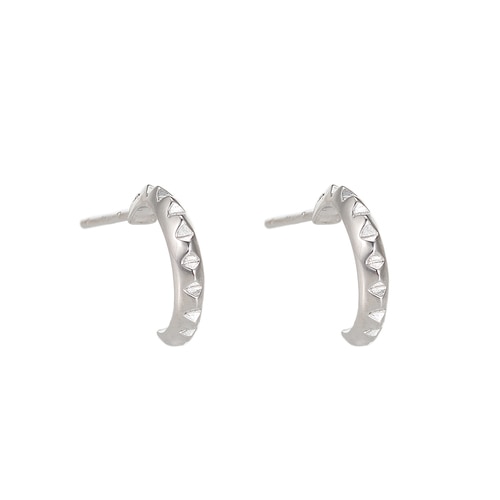 Ladies Well Sterling Silver Earrings