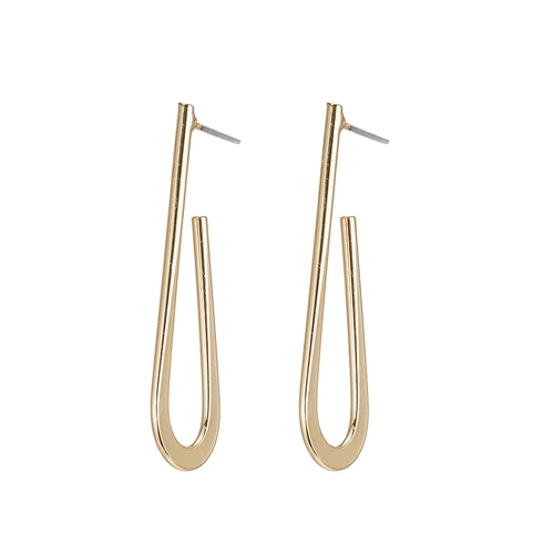 Ladies Tear Drop Earring in Gold Plated