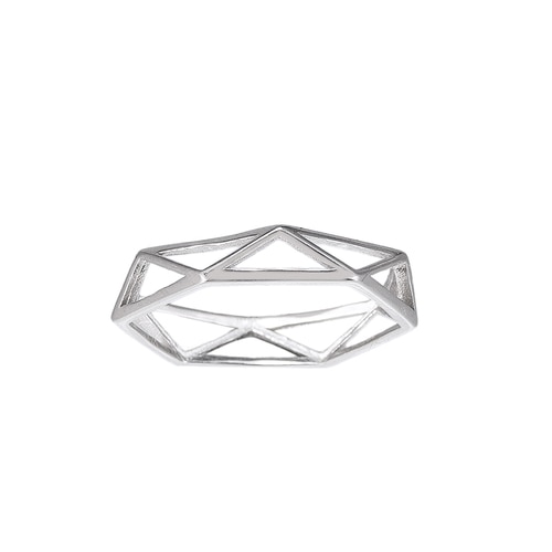 Ladies Cage Sterling Silver Ring