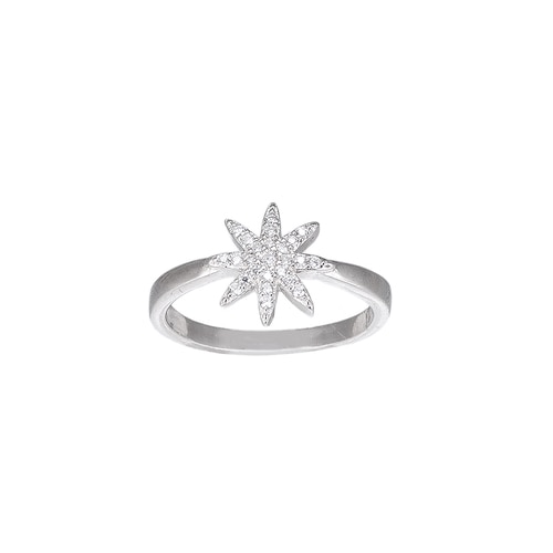 Ladies Fairy Star Sterling Silver Ring