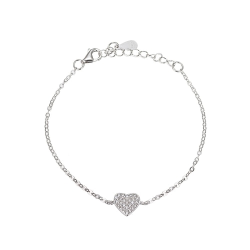 Ladies Love Sterling Silver Bracelet